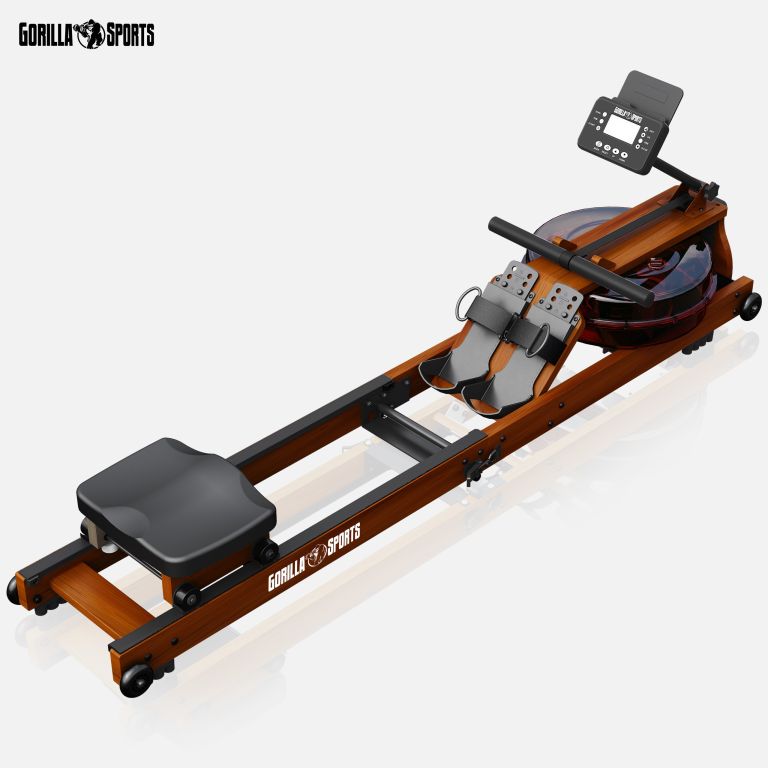 Fából készült evezőgép víz ellenállással összecsukható