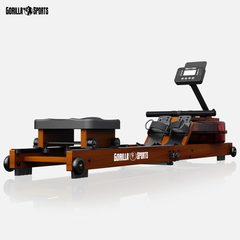 Fából készült evezőgép víz ellenállással összecsukható