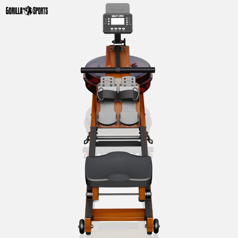 Fából készült evezőgép víz ellenállással összecsukható