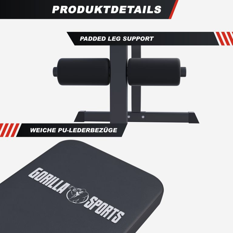 Állítható hasizomerősítő pad 150 kg