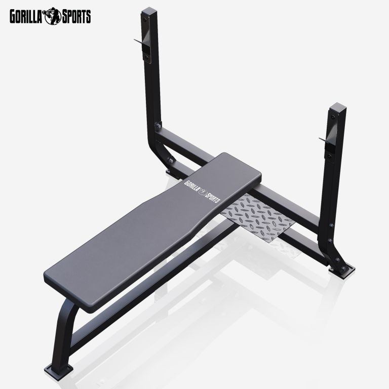 Fekvenyomó pad Gorilla Sports  széles tárolóállvánnyal