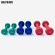 Fitnesz súlyzókészlet 12 kg neoprénnel és állvánnyal