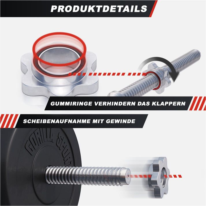 Gorilla Sports Súlyemelő pad + 100 kg-os szett fekete