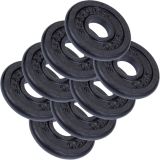 Súlytárcsa készlet 4 kg öntöttvas30 mm furat 8×0,5 kg
