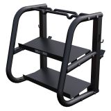 Gorilla Sports Súlyzótartó állvány 2 szintes fekete