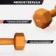 Neoprén kézisúlyzó szett 2 × 3 kg narancssárga