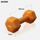 Neoprén kézisúlyzó szett 2 × 3 kg narancssárga