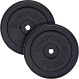 Öntöttvas súlytárcsa szett 25 kg 2 db 30 mm