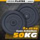 Öntöttvas súlytárcsa szett 25 kg 2 db 30 mm