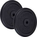 Súlytárcsa szett 2 × 10 kg öntöttvas 30 mm