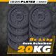 Öntöttvas súlytárcsa szett 30 kg 2 db 30 mm
