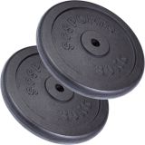 Öntöttvas súlytárcsa szett 30 kg  2 db 30/31 mm
