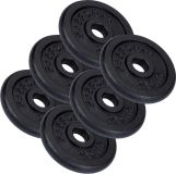Súlytárcsa szett 6 × 2,5 kg öntöttvas 30 mm