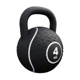 Kettlebell 4 kg gumi bevonattal