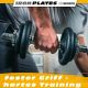 ScSPORTS Súlyzókészlet 70 kg  öntöttvas tárcsák krómozott