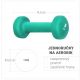 Gorilla Sports Egykezes súlyzó aerobikra 2 x 1 kg zöld
