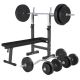 Gorilla Sports Edzőpad + 100 kg súlyzó szettel