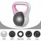 Gorilla Sports Kettlebell súlyzó vinil 2 kg rózsaszín