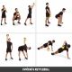 Gorilla Sports Kettlebell súlyzó vinil 18 kg barna