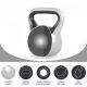 Gorilla Sports Kettlebell súlyzó vinil 20  kg fekete