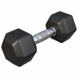 Gorilla Sports Hatszögletű gumírozott súlyzó 6 kg
