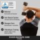 Gorilla Sports Hatszögletű gumírozott súlyzó 20 kg