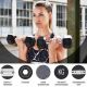 Gorilla Sports Hatszögletű gumírozott súlyzó 20 kg