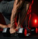Gorilla Sports Hatszögletű gumírozott súlyzó 30 kg