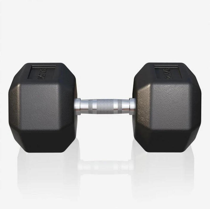 Gorilla Sports Hatszögletű gumírozott súlyzó 32,5 kg