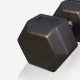 Gorilla Sports  Hatszögletű gumírozott súlyzó 37,5 kg