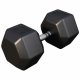 Gorilla Sports Hatszögletű gumírozott súlyzó 47,5 kg