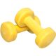 Gorilla Sports Egykezes súlyzó aerobikhoz 8 kg sárga