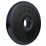 Gorilla Sports Súlyzótárcsa 1,25 kg öntöttvas gumírozott