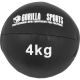 Gorilla Sports  Medicinlabda 4 kg fekete