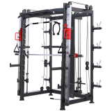 Gorilla Sports Multifunkcionális súlyzótorony 219 cm fekete