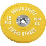Gorilla Sports Súlytárcsa gumírozott 15 kg