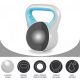 Gorilla Sports Kettlebell súlyzó vinil 5 kg kék