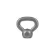 Gorilla Sports Kettlebell öntöttvas súlyzó szürke 2 kg