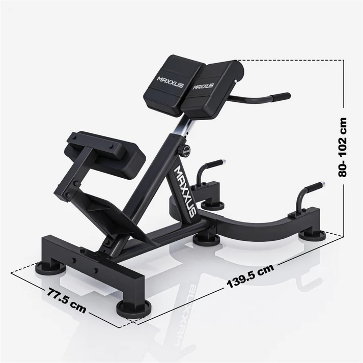 MAXXUS Hiperextenzív háterősítőgép PRO
