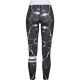 Gorilla Sports Sport női leggings fekete/fehér S