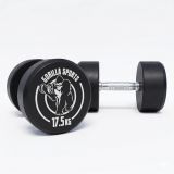 Gorilla Sports Egykezes súlyzó 2 x 17,5 kg  piros/fehér