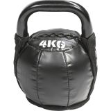 Gorilla Sports Kettlebell  műbőr 4 kg fekete