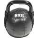 Gorilla Sports Kettlebell műbőr 6 kg fekete