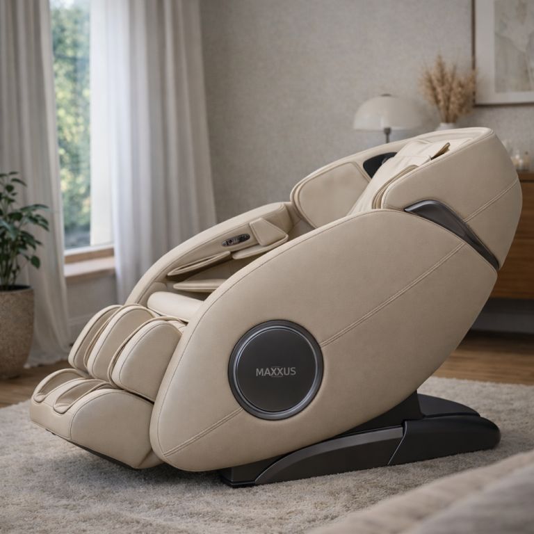 MAXXUS® Masszázsfotel MX 12.0Z 150 x 80 x 122 cm champagne