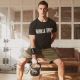 Gorilla Sports Kettlebell súlyzó szett műanyag fekete 30 kg