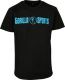 Gorilla Sports Sportpóló fekete/neon türkiz XL