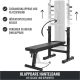 Gorilla Sports Fitnesz szett: pad súlyzó 100 kg szőnyeg