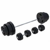 Gorilla Sports Állítható súlyzó készlet 130 kg