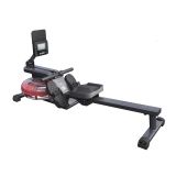 Összecsukható evezőgép LCD kijelzővel fekete