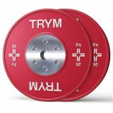 TRYM Verseny tárcsa Bumper 2 x 25 kg